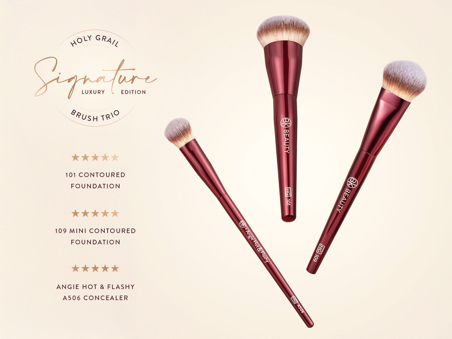 Holy Grail Brush Trio - Signature Series